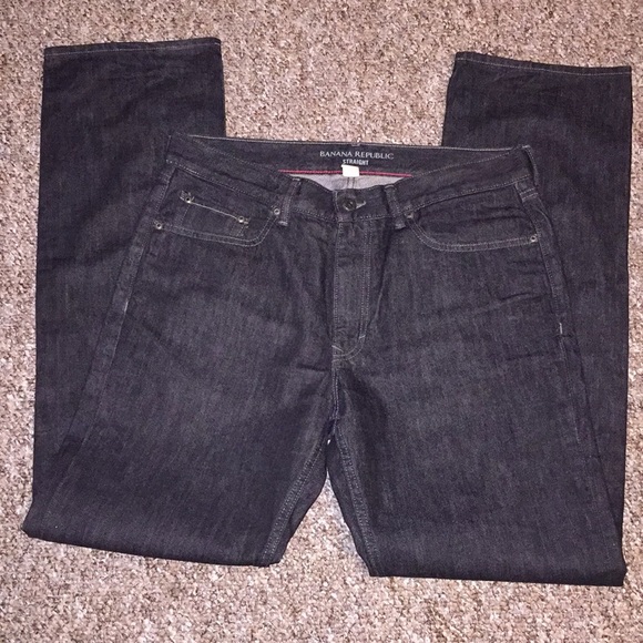 New without Tags Banana Republic Straight JEANS - Picture 2 of 7